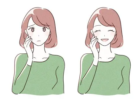 笑顔　裏側