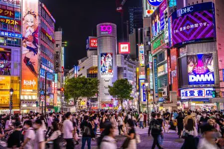 渋谷駅前　道玄坂　109　繫盛動線　TG　　繁盛　立地